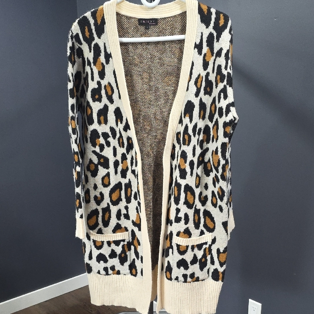 Leopard Print Cardigan